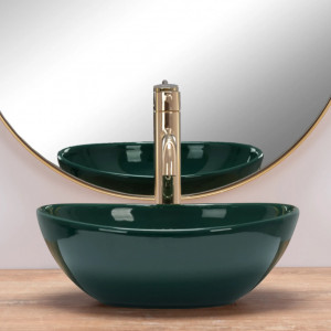 Lavoar pe blat Platinia Sofia Mini Verde - Img 5