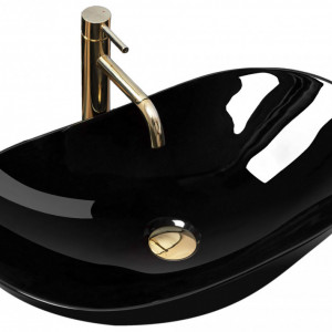 Lavoar pentru blat Rea Royal 60 Black - Img 2