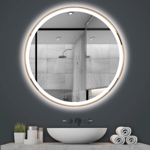 Oglindă LED 100cm MMJ BRUSH COPPER - Img 2