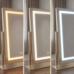 Oglindă LED LUMI L.Gold 30x40cm - Img 3
