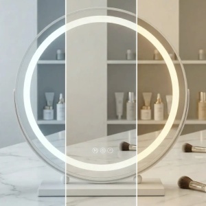 Oglindă LED MAKE-UP White 50 cm - Img 5