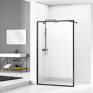 Panou de dus negru mat MADERA dimensiuni la alegere - Img 4
