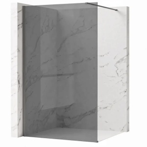 Paravan de dus Rea Flexi Grey / Titan 140