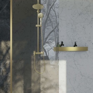 Raft pentru baie SF04 60cm gold brush - Img 3