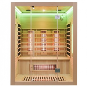 Sauna tip uscat cu infrarosu la temperaturi reduse pentru 3-4 persoane Alta 150 x 120 cm - Img 3