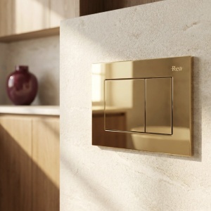 Set Cadru Îngropat Slim 024N pentru WC cu Buton J Gold - Img 3