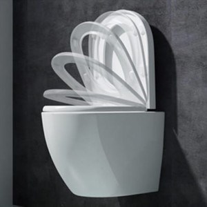 Vas WC alb VERA capac SLIM soft-close 49x36x35 cm - Img 4