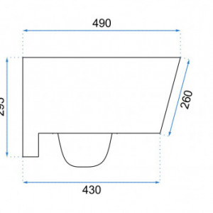 Vas WC suspendabil Platinia Tores Rimless - Img 4