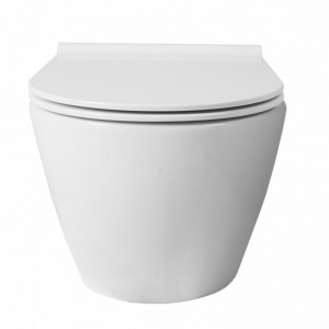 Vas WC suspendabil Rea Carter 24cm N2 Rimless - Img 5