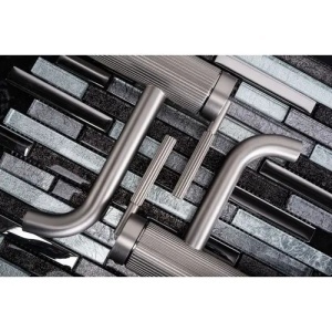 Baterie pentru baie Rea Argon Brush Nickel high - Img 4