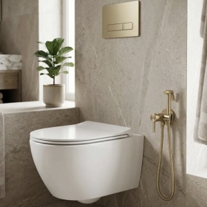 Baterie pentru bideu Rea Foster Brush Gold - Img 3