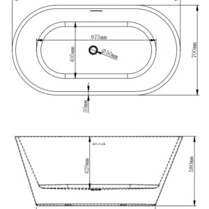 Cada freestanding 140x70 Galaxy - Img 2