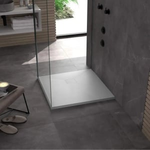 Cadita de dus Magnum Alb 90x90 - Img 3