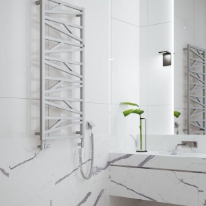 Calorifer portprosop FRISCO WHITE 1187x530mm - alb lucios - Img 3
