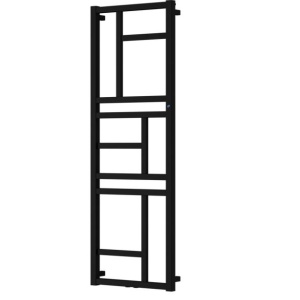 Calorifer portprosop ROCKWALL BLACK 1140x500mm - negru satinat