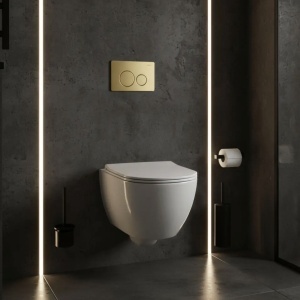 Clapeta pentru rezervor incastrat Rea I K011A-Q Gold Brush - Img 5