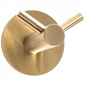 Cuier de baie cu doua brate Brush Gold 322216B - Img 2