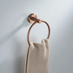 Cuier de baie Ring 6610 Modern Brush Copper - Img 3
