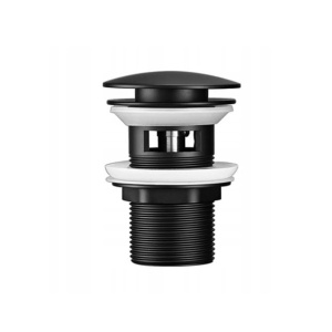 Dop universal pentru lavoar click-clack black mat - Img 6