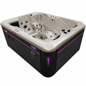 JACUZZI DE GRĂDINĂ SPA102 CAPPUCINO ANTRACIT CARCASĂ 210x160 CM
