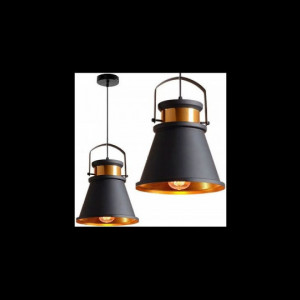 Lampa DE TAVAN ASTI C negru / Auriu - Img 1