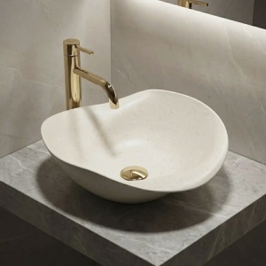 Lavoar ceramic pentru blat REA HM-34B Handmade ART