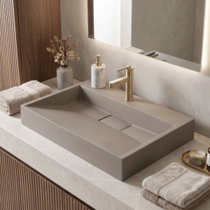 Lavoar din compozit Rea GOYA TAUPE 70CM