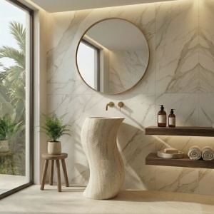 Lavoar independent Melody – design modern și funcțional pentru baie | Deppo - Img 5
