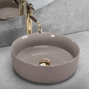 Lavoar pe blat Rea Sami Beige Shiny - Img 3