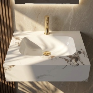 Lavoar suspendat REA Aresa Cold Jade 60 - Img 5