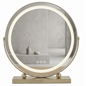 Oglindă LED MAKE-UP L.Gold 50 cm - Img 2
