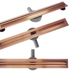 Rigola dus REA Neox Slim pro Brushed l.Copper 60