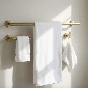 Set accesorii pentru baie Ari Brush Gold 4 piese - Img 4