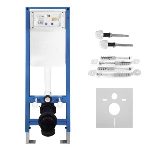 Set Cadru Îngropat Slim 024N pentru WC cu Buton HD Chrome - Img 3