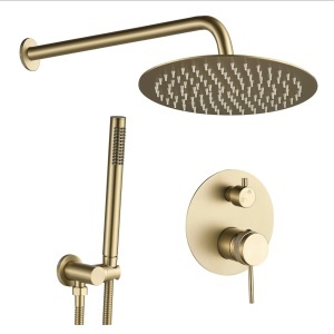 Set de dus incastrat Rea Lungo Grip Gold Brush + BOX