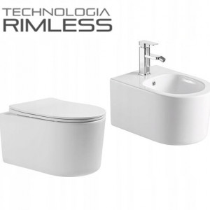 Set WC cu Bideu LORENTO capac SLIM soft-close duroplast - Img 1