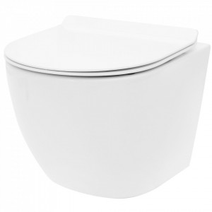 Vas WC suspendabil Rea Carlo Mini Tornado Rimless Flat N - Img 1
