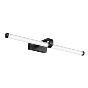 Aplică LED baie 60 cm negru Deppo APP1888 iluminare modernă oglindă - Img 2