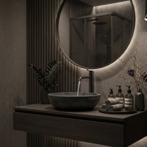 Baterie pentru baie Rivo Black High - Img 7