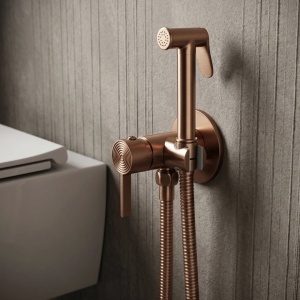 Baterie pentru bideu Rea Foster Brush Copper