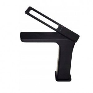 Baterie pentru lavoar Trevi black, 16 cm - Img 3