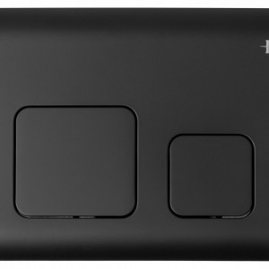 Buton F pentru cadru WC încastrat Black Mat