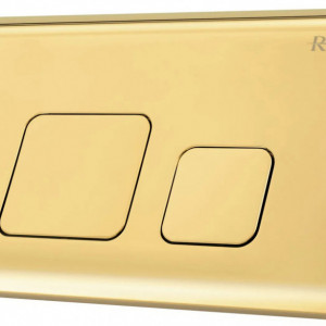 Buton F pentru cadrul WC încastrat Gold - Img 3