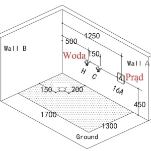 CADĂ DE BAIE CU HIDROMASAJ TUGELA 913 Deppo 170x130 cm - Img 10