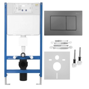 Cadru WC încastrat K011A-Q Rea cu buton J Titan