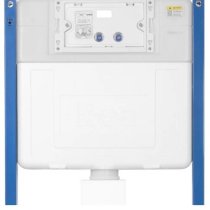 Cadru WC încastrat Rea cu buton HD Gold - Img 4