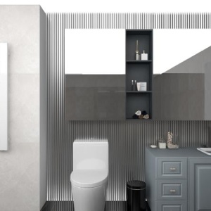 Calorifer portprosop WHITE LINE 1200x502mm - alb lucios - Img 2