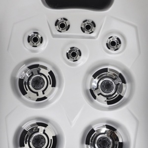 JACUZZI DE GRĂDINĂ 749 CARCASĂ ALB PERLAT ANTRACIT 200x135 CM 230V - Img 8
