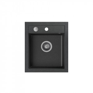 JOHNNY 100 Steingran negru, cu sifon manual si dop