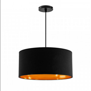 Lampa suspendata Negru Auriu 36cm APP619-1CP - Img 2